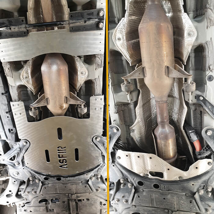 מיגון ממיר קטליטי | טויוטה פריוס פלוס \ אאוריס