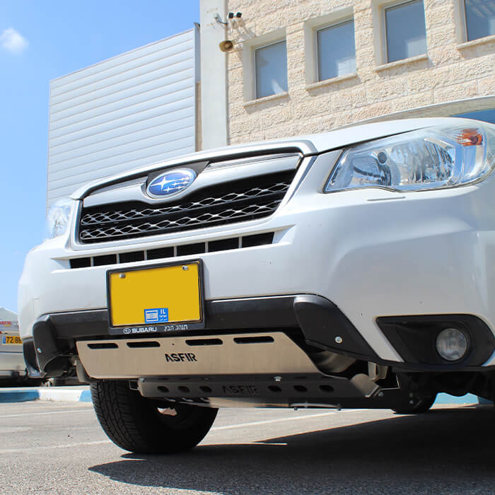 חיתוך פגוש (לרכב עם מיגון אספיר) + השלמת מיגון | סובארו פורסטר