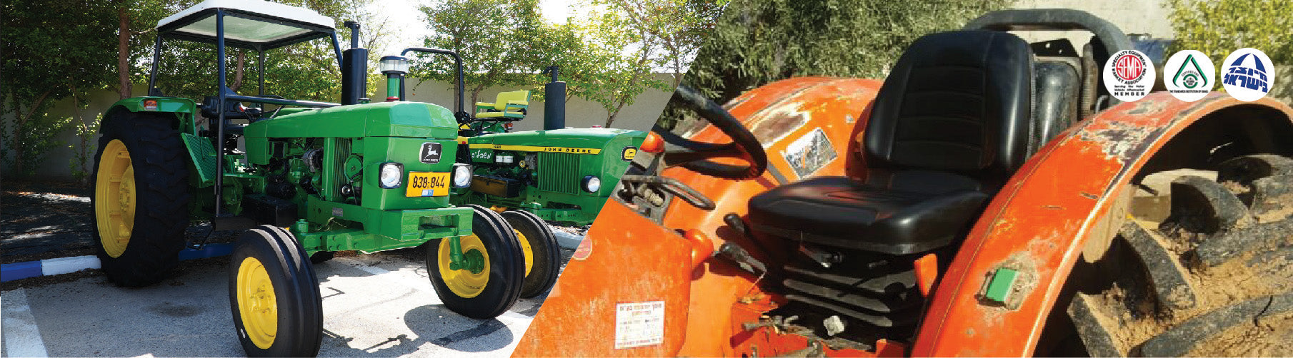 מושבים ומערכות שיכוך לטרקטורים וצמ"ה