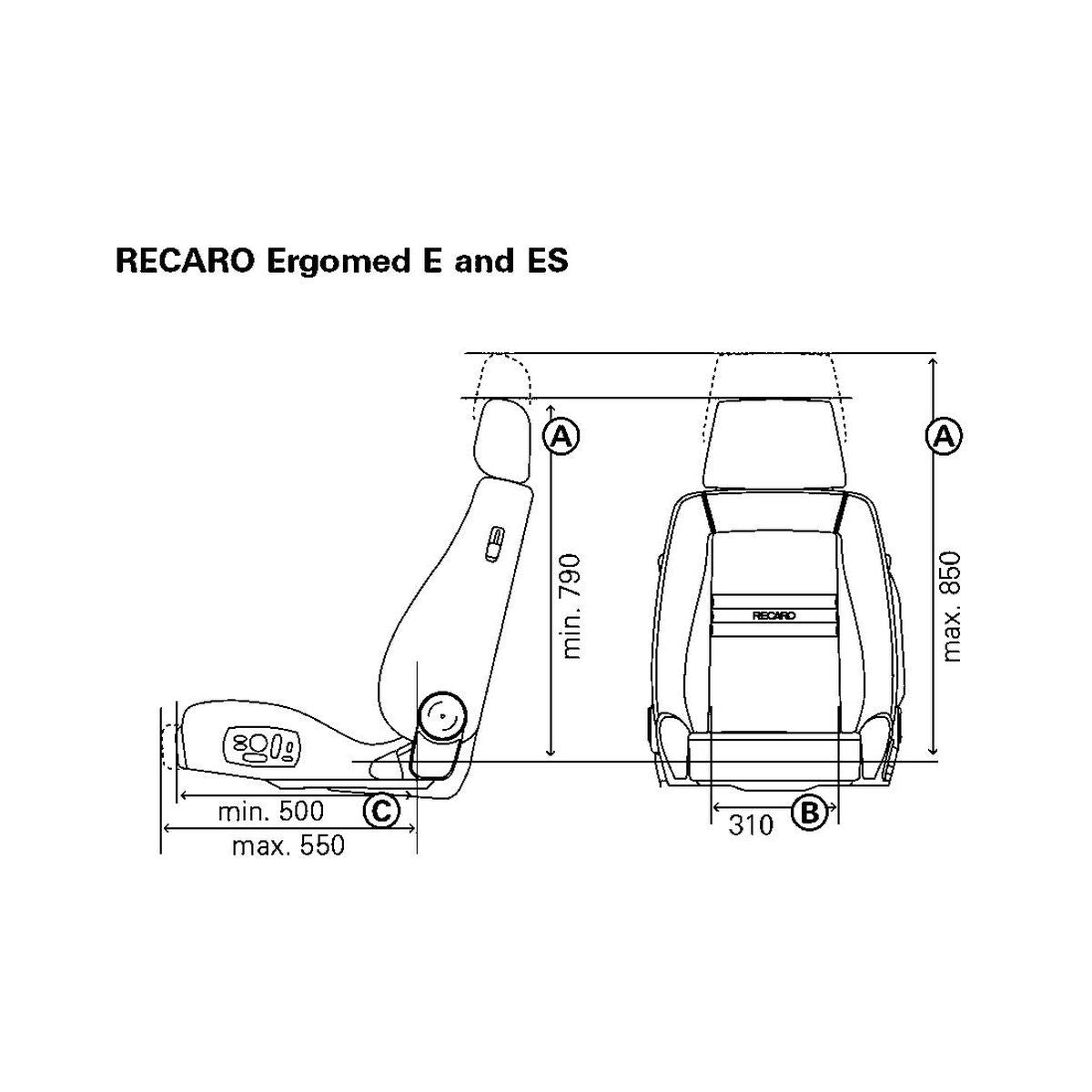 מושב אורטופדי חשמלי ERGOMED E SAB
