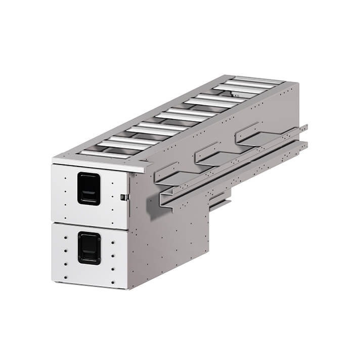 ארגז 2 מגירות אורך צד ימין | לארגז אספיר