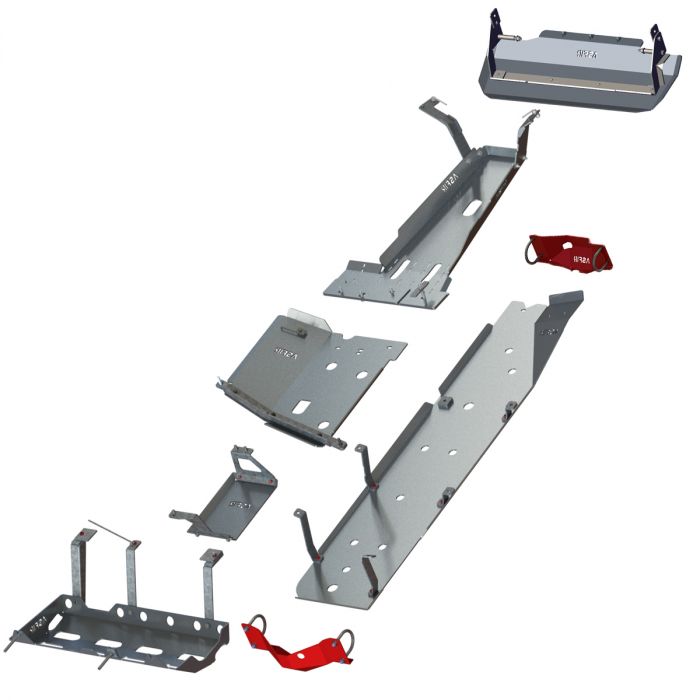 חבילת 8 מיגונים | JK רוביקון 12'-18' | מנוע 3.6L