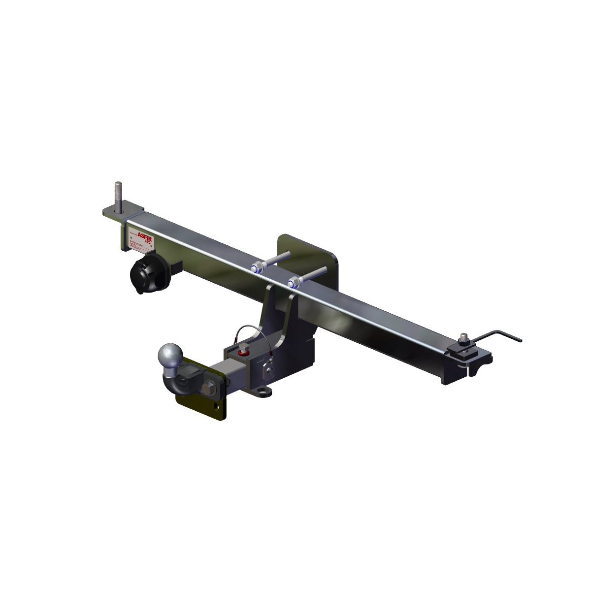 התקן גרירה נשלף תפוח | לפגוש אספיר / פגוש אחורי מקורי עם מס' רישוי בצד שמאל | JL