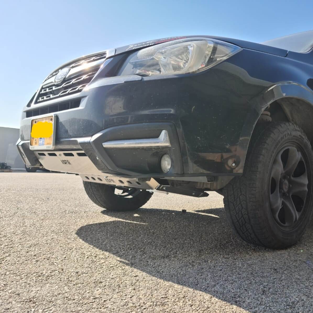 חיתוך פגוש (לרכב עם מיגון אספיר) + השלמת מיגון | סובארו פורסטר